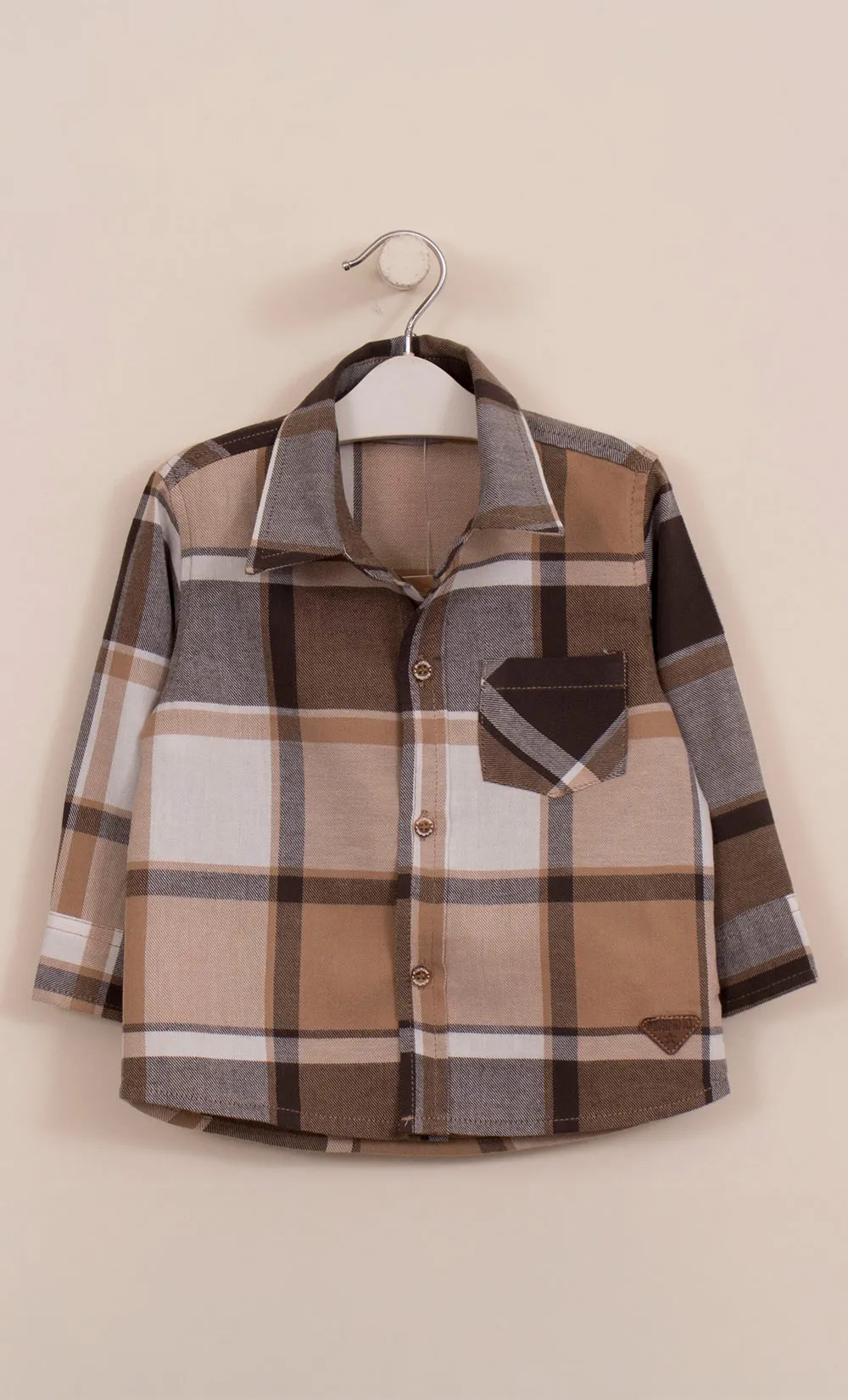 Camisa mini manhattan escocesa